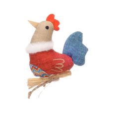Hračka cat textil Robla slepice Flamingo