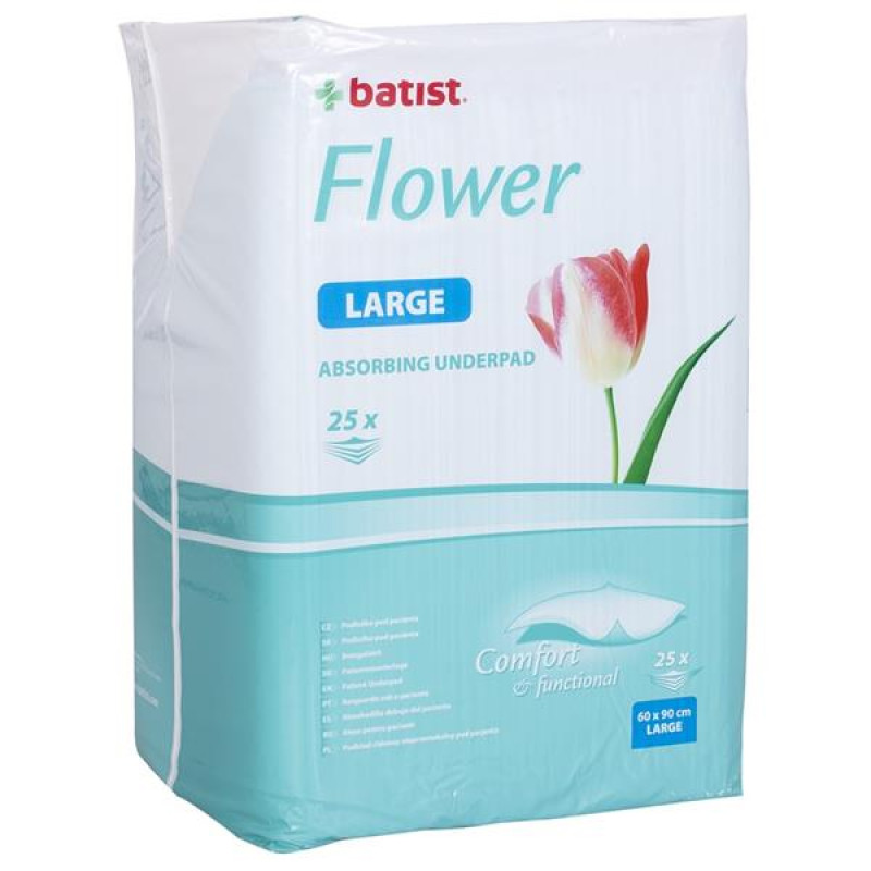 Podložka absorpční FLOWER 60x90cm 25 ks