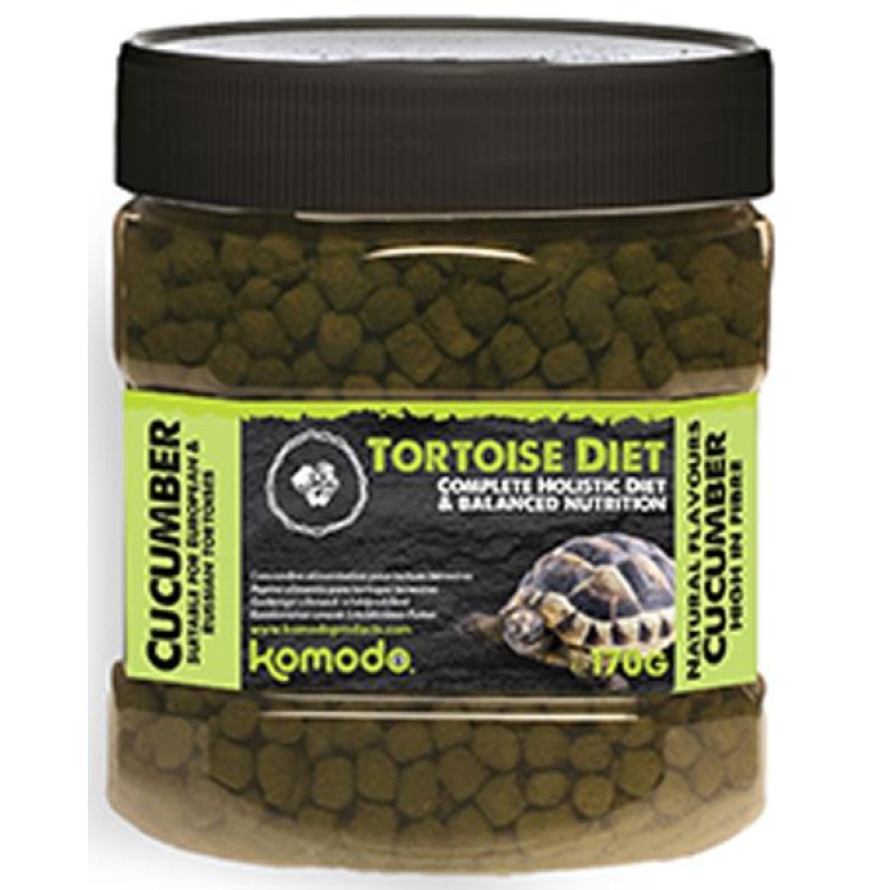 Komodo Tort. Diet - suchoz. želva, okurka 170g