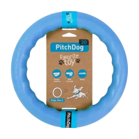 PitchDog tréninkový Kruh pro psy modrý 17cm