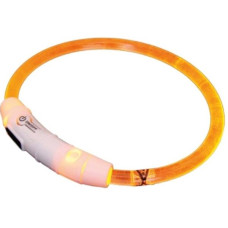 Obojek svítící 35cm oranžový Nobby