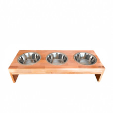 MA-NU Dřevěný stojan s miskami Empty Three   M