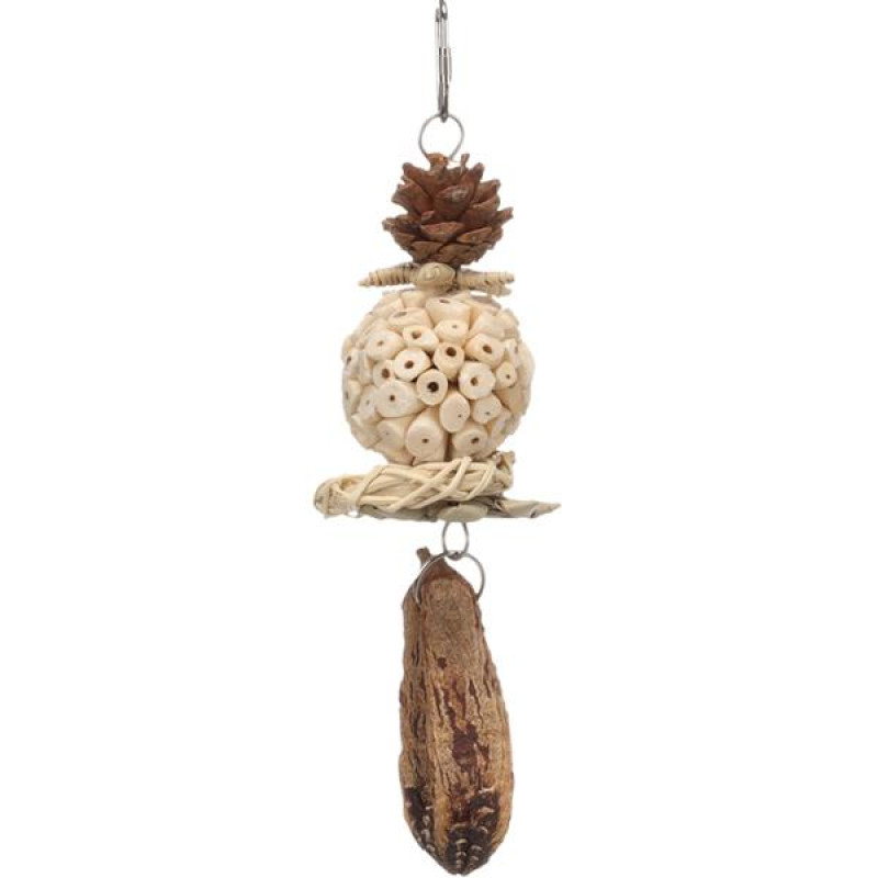 Hračka pták přírodní Bero Flamingo 6x6x29cm