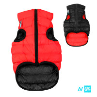 AiryVest bunda pro psy červená/černá   S 30