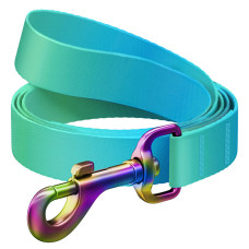 WAUDOG vodítko nylon Gradient modro-zelené   (S/122cm/1,5cm) 