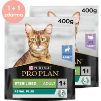Pro Plan Cat Adult Sterilised 400 g Krůta,Králík 1+1 zdarma
