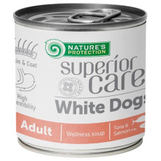 Nature's Protection Superior Care Soup Adult White Dogs Salmon&Tuna 140 ml