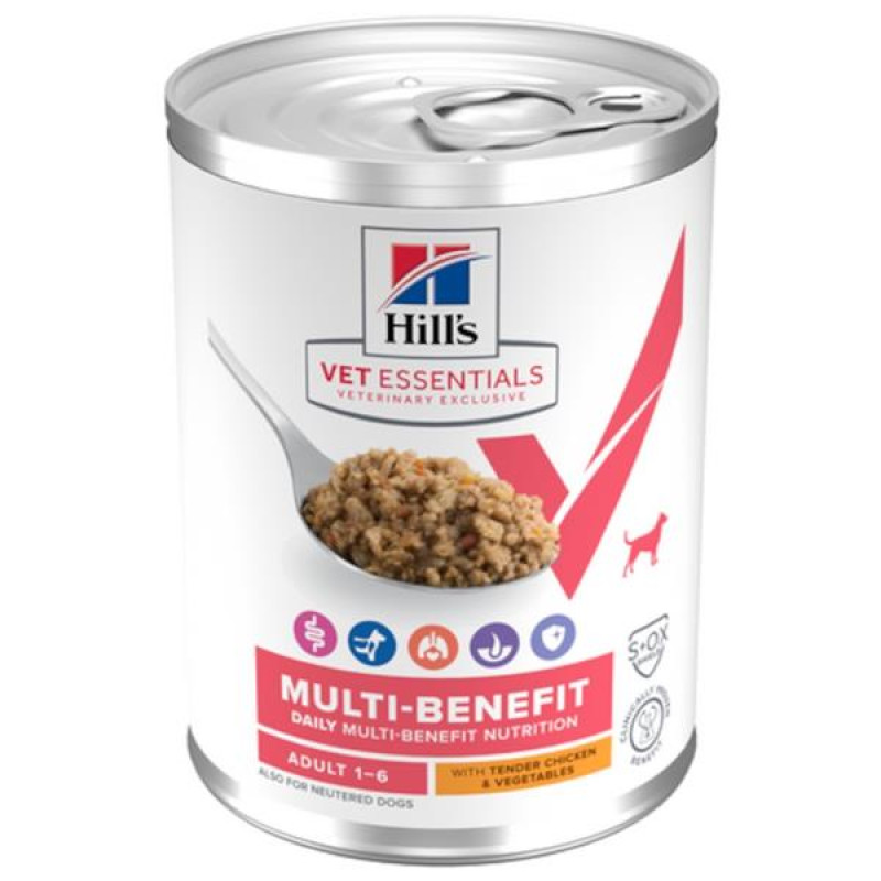 Hill's VetEssentials Canine Adult Chicken Multi-benefit konzerva 363 g