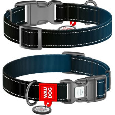 Obojek nylon WAUDOG Mono 2,0x28-40cm černý