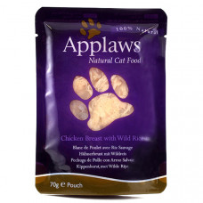 Applaws kapsička Cat Kuřecí prsa a divoká rýže 70g