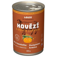 Louie konz. pro psy hovězí s dýní a cuketou 400g 