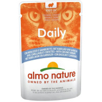 Almo Nature Daily Menu cat kaps. treska a krevety 70g