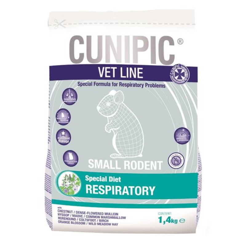Cunipic VetLine Small rodents Respiratory 1,4 kg