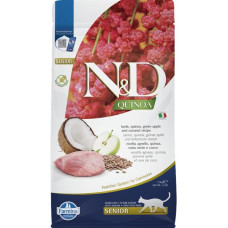N&D QUINOA Cat GF Senior Lamb, Green Apple and Coconut 1,5 kg