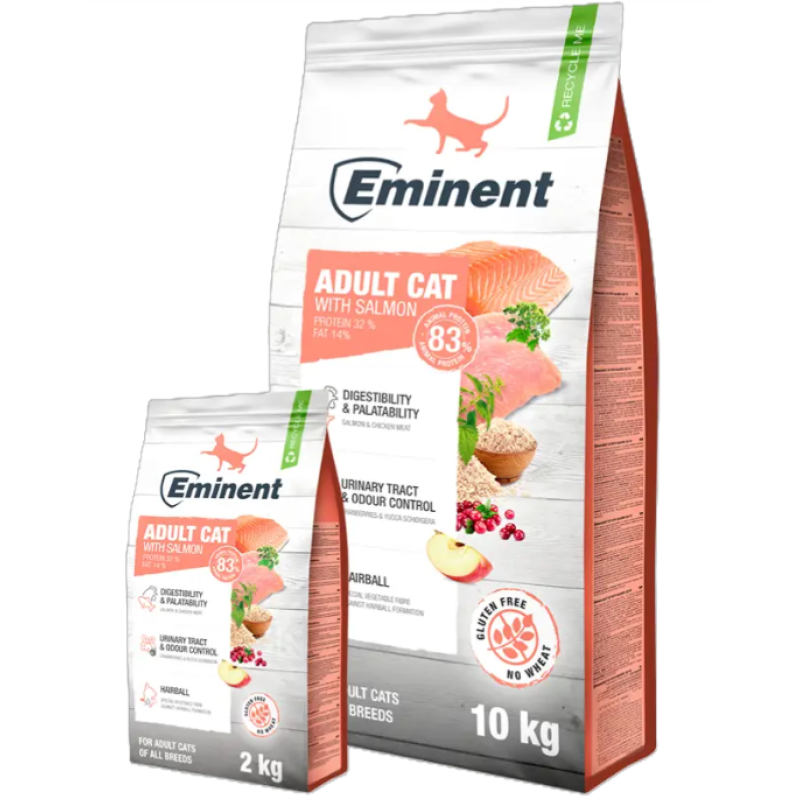 Eminent Cat Adult - salmon 10kg + 2kg zdarma