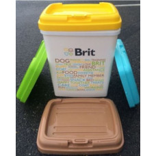 Barel Brit na granule (hnědé víko)