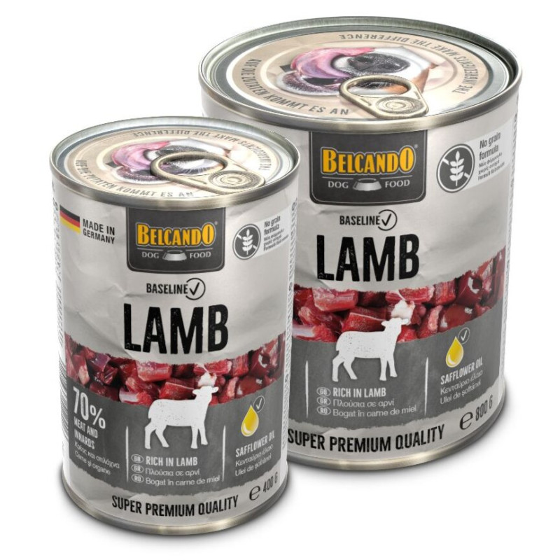 Belcando Baseline Jehněčí 800 