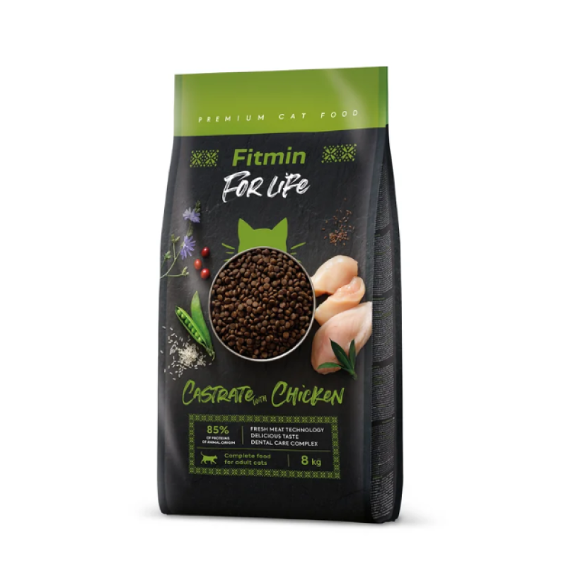 Fitmin For Life Cat Castrate Chicken 8 kg