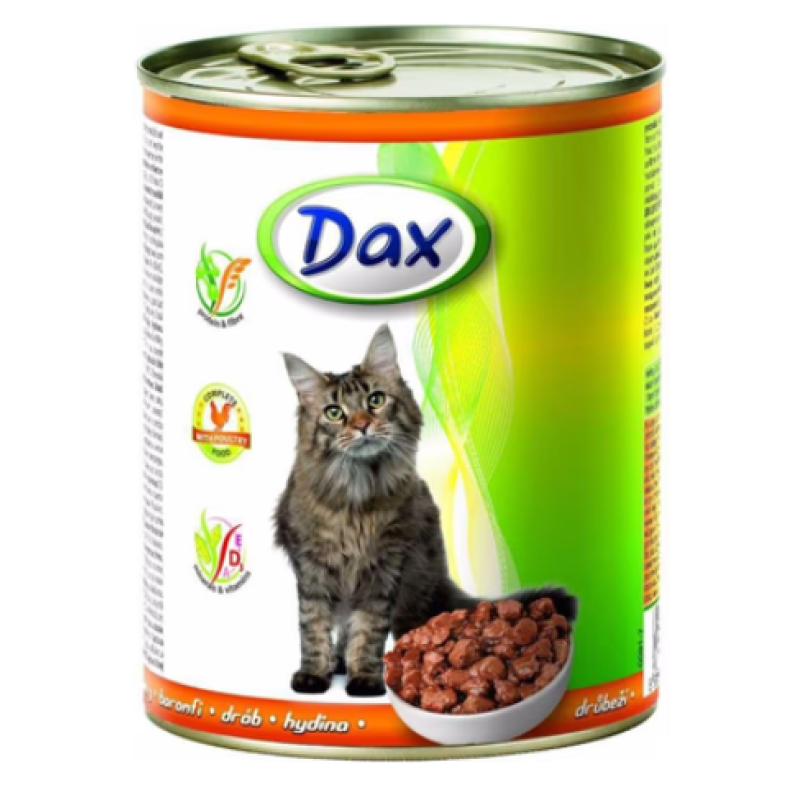 Dax Cat kousky drůbež 830 g