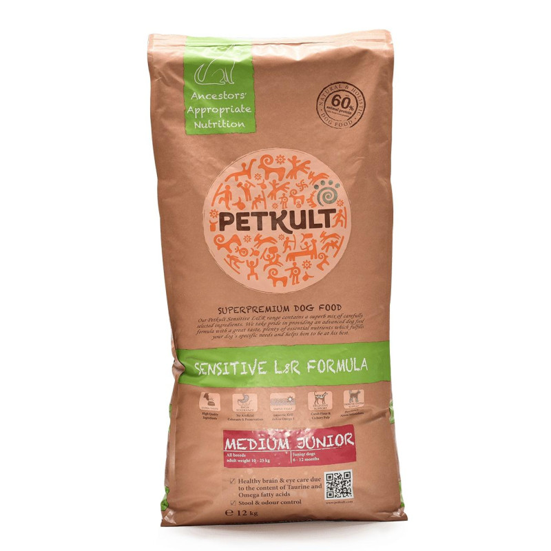 Petkult Medium Junior lamb/rice 12 kg