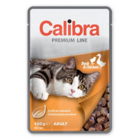 Calibra Cat  kapsa Premium Adult Duck & Chicken 100g