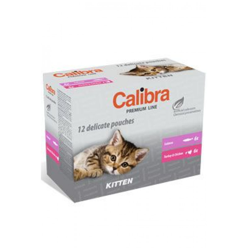 Calibra Cat  kapsa Premium Kitten multipack 12x100g