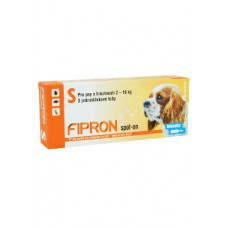 Fipron 67mg Spot-On Dog S sol 3x0,67ml