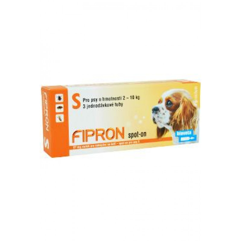 Fipron 67mg Spot-On Dog S sol 3x0,67ml