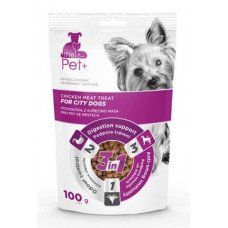 Pochoutka Pet+ 3v1 pes FOR CITY DOGS kuřecí 100g