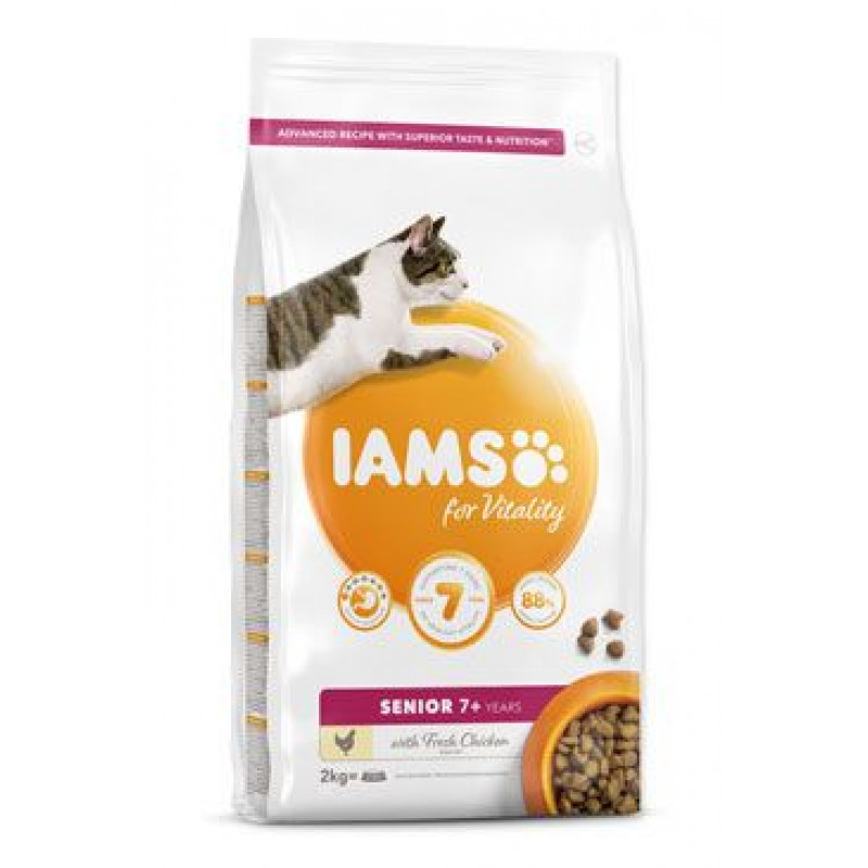 Iams Cat Senior Chicken 2kg