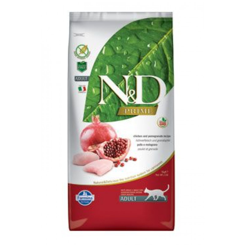 N&D PRIME CAT Adult Chicken & Pomegranate 1,5kg