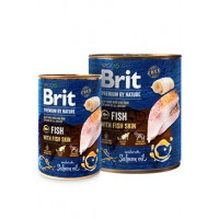 Brit Premium Dog by Nature  konz Fish & Fish Skin 400g