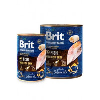 Brit Premium Dog by Nature  konz Fish & Fish Skin 800g