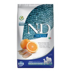 N&D OCEAN DOG Adult M/L Herring & Orange 2,5kg