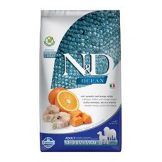 N&D OCEAN DOG Adult M/L Codfish&Pumpkin & Orange 2,5kg