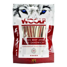 WOOLF pochoutka soft beef and cod sandwich long 100g