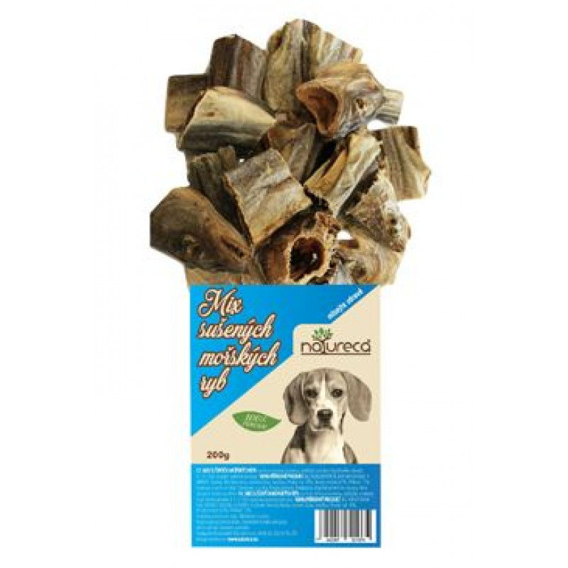 NATURECA pochoutka Mix mořských ryb sušené 200g