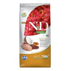 N&D Quinoa CAT Skin & Coat Quail & Coconut 5kg