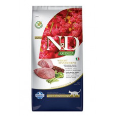 N&D Quinoa CAT Weight Management Lamb & Broccoli 5kg