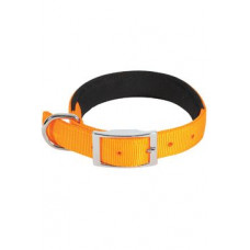 Obojek pes SOFT NYLON oranžový 25mm/65cm Zolux