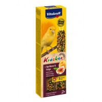 Vitakraft Bird Kräcker Kanár meruňka+fík tyč 2ks