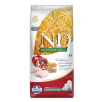 N&D LG DOG Puppy M/L Chicken & Pomegranate 12kg