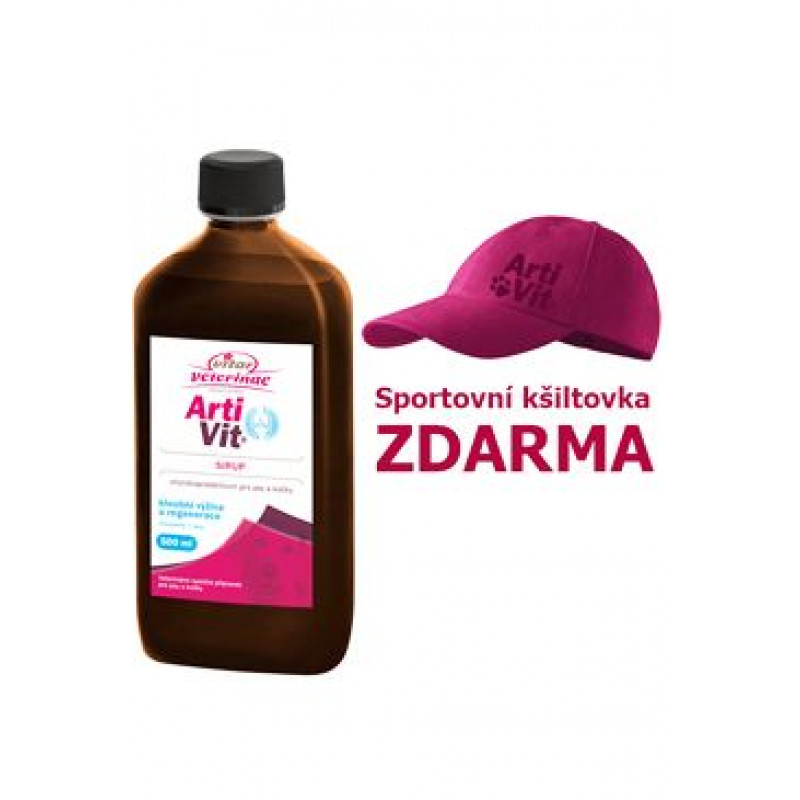 VITAR Veterinae ArtiVit Sirup 500ml+kšiltovka