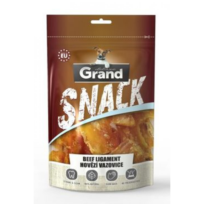 GRAND Suš. Deluxe Vazovice hovězí poch. pro psy 150g