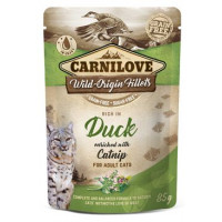 Carnilove Cat Pouch Duck Enriched With Catnip 85g