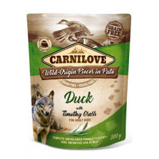 Carnilove Dog Pouch Paté Duck & Timothy Grass 300g