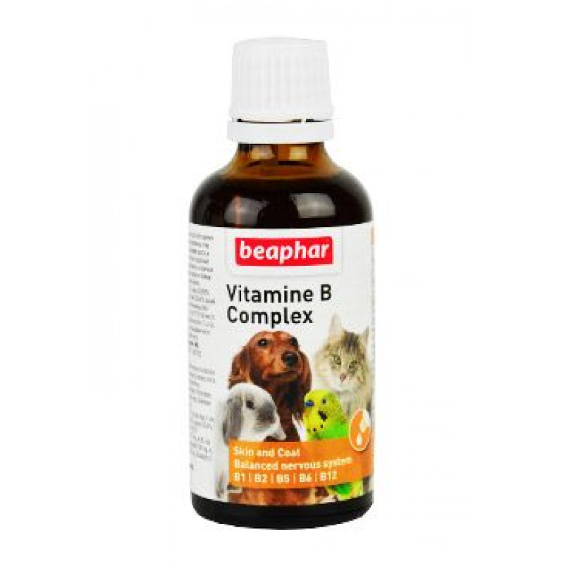 Beaphar Vitamin B Complex pes,kočka,ptáci 50ml