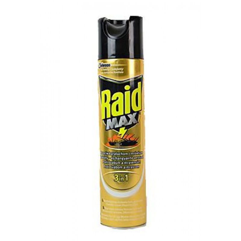 Raid Max 3V1 spray proti lezoucímu hmyzu 400ml