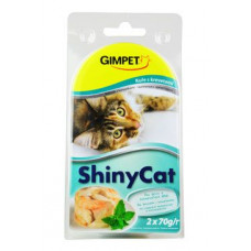 Gimpet kočka konz. ShinyCat  kuře/krevety 2x70g