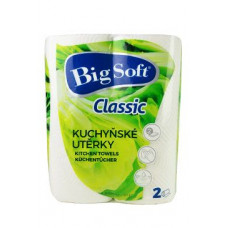 Utěrky kuchyňské papírové Big Soft 2ks